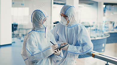 Health workers uphold disinfection protocols at modern workplaces