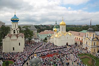 Celebration of the 700th anniversary of the birthday of St. Sergius of Radonezh