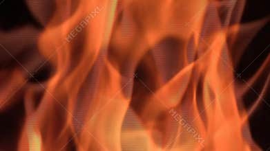 Fire flame detail