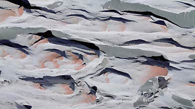 Aerial view of Campo de Piedra Pómez in Antofagasta de la Sierra, Argentina