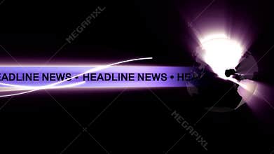 Headline News Global background