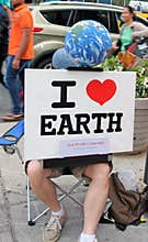 I Love Earth Sign