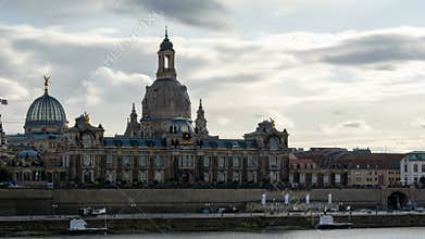 Dresden Academy of Fine Arts by the Elbe River