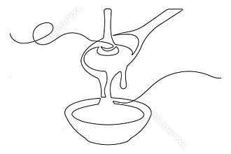 Seduction concept single line art minimal style illustration isolated