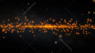 Orange Defocused Particles