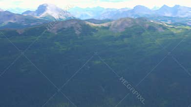 Panoramic Mountain Landscape From Pharaoh Peak
