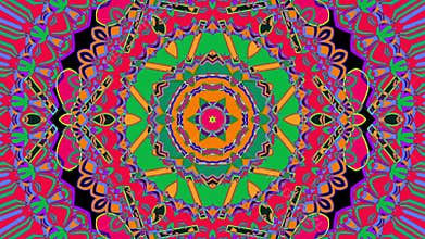 Colorful Vector Kaleidoscope