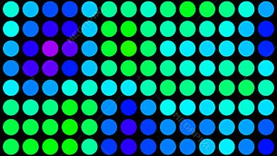Psychedelic Colored Dots on Black HD