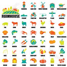 farm icons Set