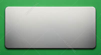 Money Clip on Green Background