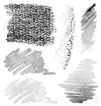 Brush strokes set 3