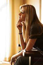 Woman thinking