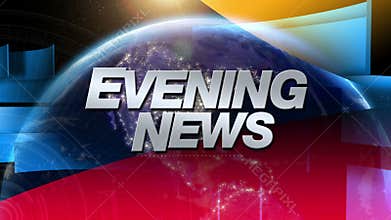 Evening News - Broadcast Graphics Title