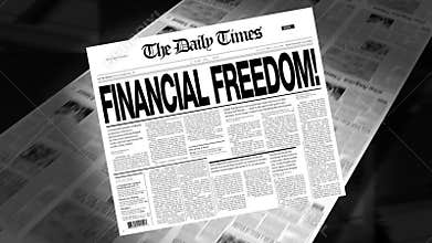 Financial Freedom - Newspaper Headline (Intro + Loops)