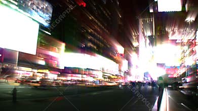 NYC Times Square City Lights (Loop)