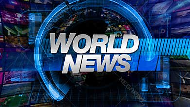 World News - Broadcast Graphics Title