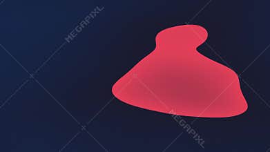 Abstract Blob Shapes on Dark Backgrounds