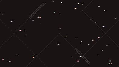 Abstract Dark Background with Scattered White Dots and Stars