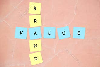 Brand value crossword