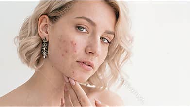 Portrait capturing skin detail and introspective expression vividly