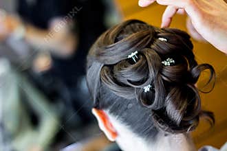 Wedding hair style