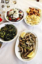 Traditional Greek food