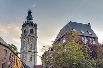 Belfry of Mons in Belgium.