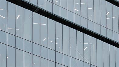 Architectural shot of a modern office bu