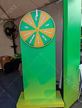 Promotional Prize Wheel for Sports Merchandise Giveaway