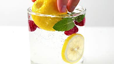 Dynamic Lemon Action Beverages (lemonades, teas, cocktails), food products (desserts, sauces, garnishes), cleaning supplies,