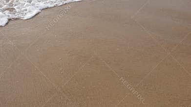 Beach with sea wave