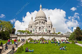Sacre Coeur Basilica in Paris, France