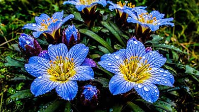 Panoramic Splendor Stock video of an exotic, colorful natural landscape Wide angle shot showcasing the vastness and diverse