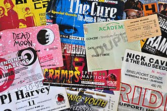 Rock music live concert tickets