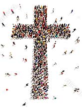 People finding Christianity, religion and faith.