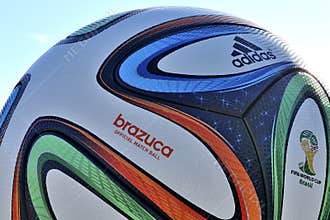 Brasilian World football championship match ball