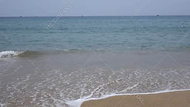 Beach with sea wave