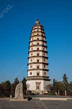 Hebei Province, one of Sambo Dingzhou tower