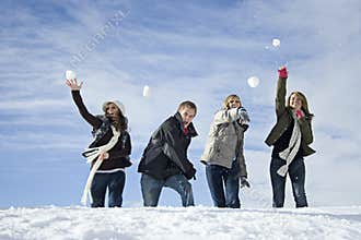Snowball fight