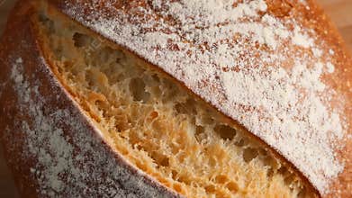 AI Freshly Baked Bread with Crisp