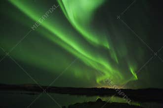 Northern Lights or Aurora borealis