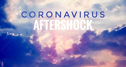 Coronavirus Covid-19 Aftershock Skyscape Web Page Header