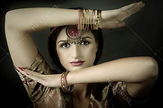 Portrait with traditionl costume