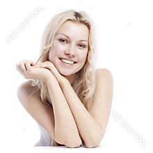 Beautiful girl with pretty smile