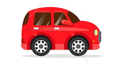 Red car