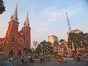 Notre Dame cathedral, Ho Chi Minh City, Vietnam.