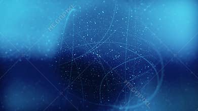 Abstract colorfull line swrily circle backgrounds 4K LOOP