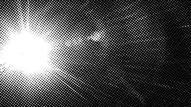 Black and White Halftone Sunshine Sky