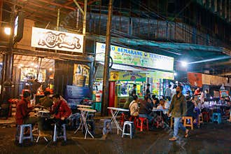 Indonesian bandung street food, transition new normal corona virus