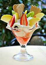 Italian food: icecream